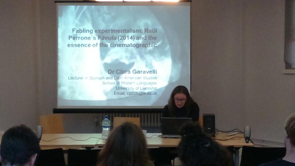 BenBollig's tweet photo. Clara garavelli speaking about #Favula @raulperrone @TORCHOxford https://t.co/Kc30j5CvEo