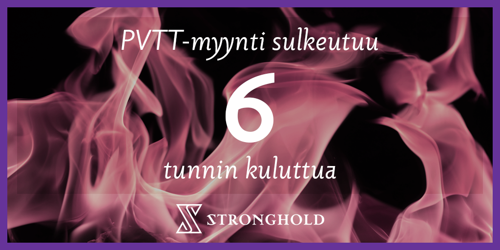 StrongholdFi's tweet photo. Pohditko vielä #PVTT2-valmennuksen hankintaa? Aikaa on puoliyöhön asti. Mukaan pääsee täältä:https://t.co/DEcXdL6Io9 https://t.co/F6umQ24Gv2