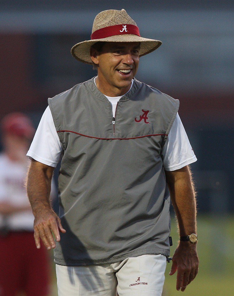 Happy birthday to the legend nick saban I\m am honored to have the same birthday as you 