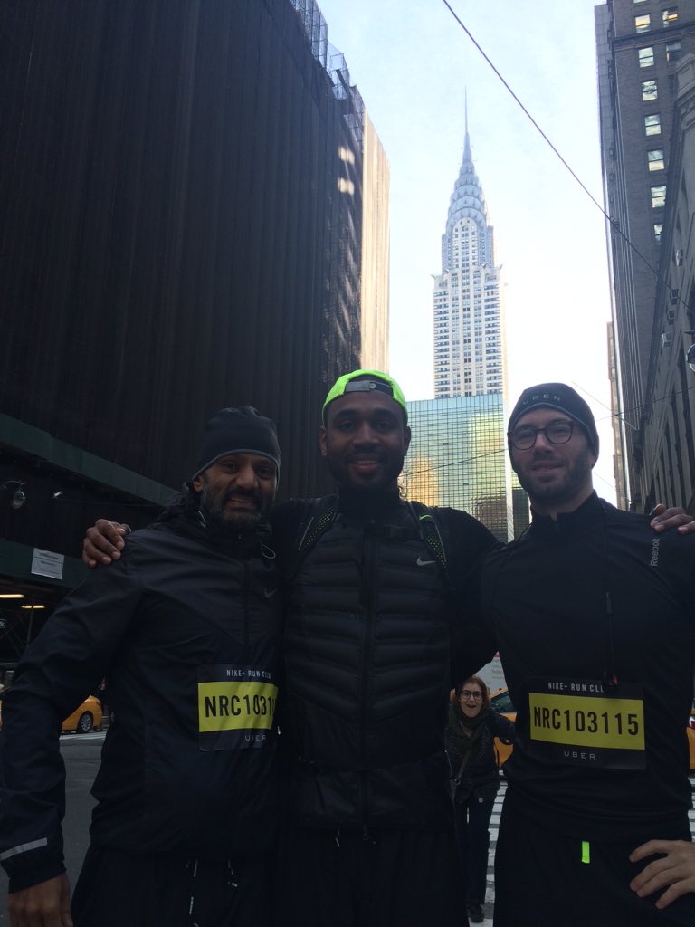 Fastinista's tweet photo. Great #readysetrun @zhennessey @25robbose #NRC #poweredbyUber https://t.co/nKjAvVMqNH