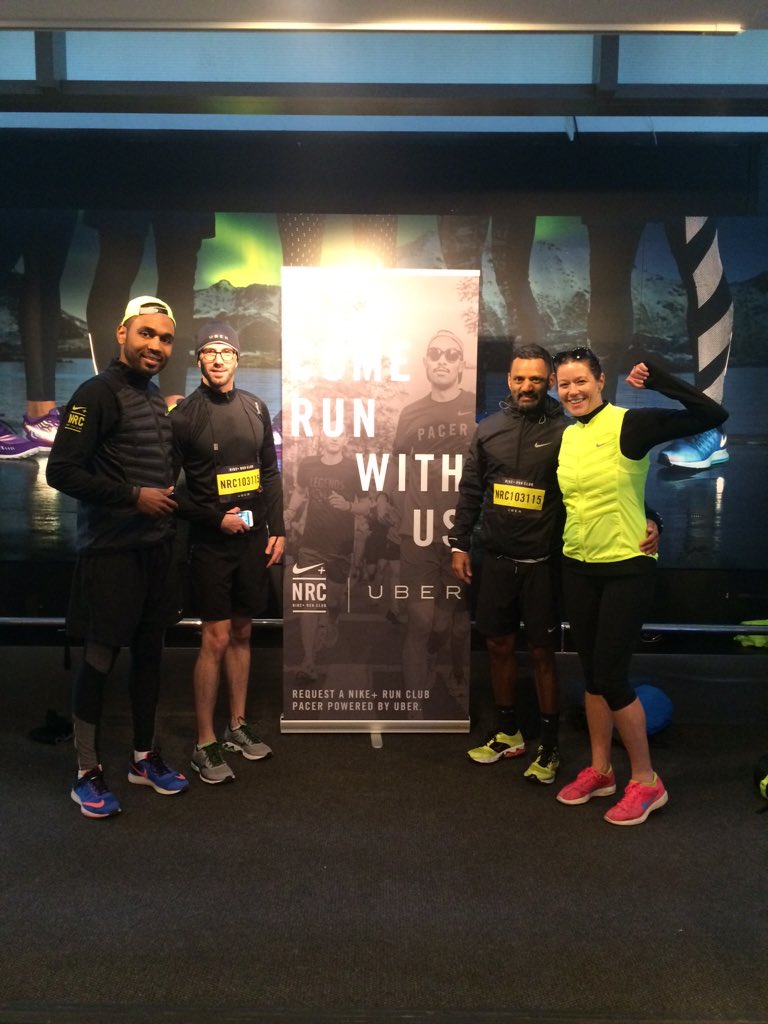 Fastinista's tweet photo. Great #readysetrun @zhennessey @25robbose #NRC #poweredbyUber https://t.co/nKjAvVMqNH