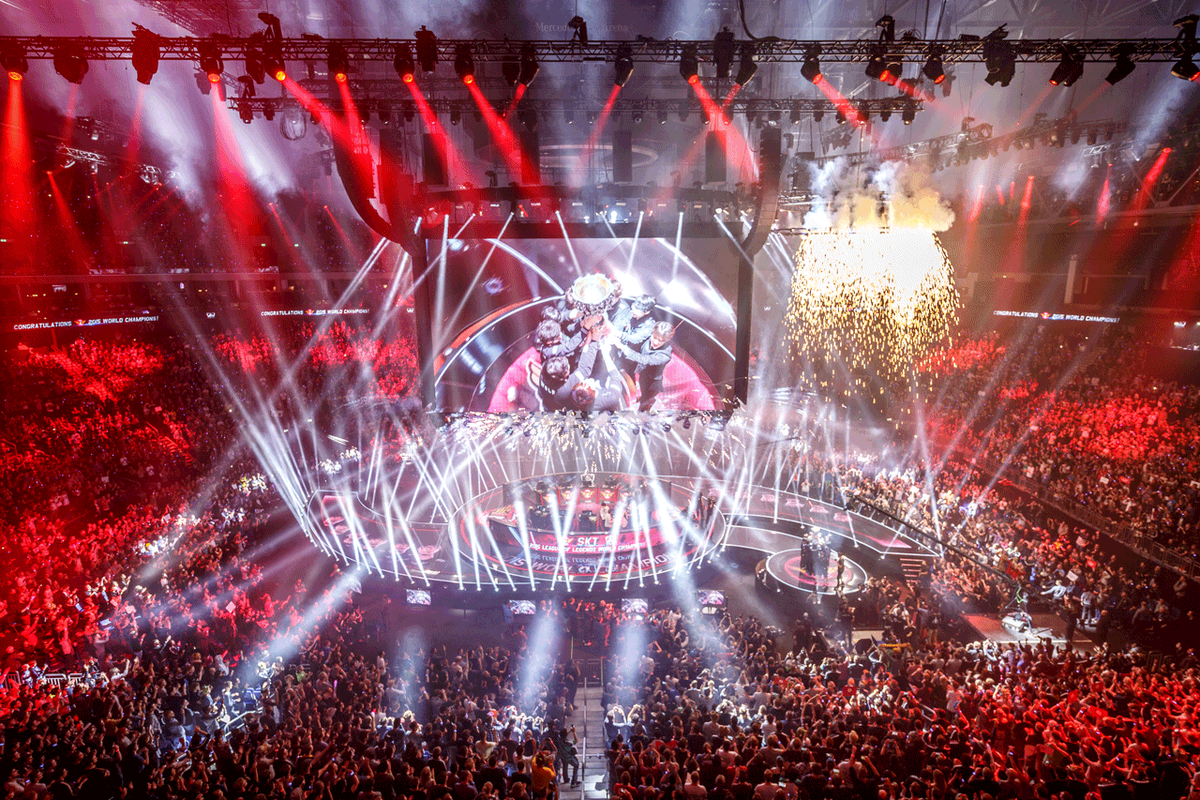 lolesports's tweet image. GG WP and congratulations on your second championship, @sktelecom_t1! #Worlds