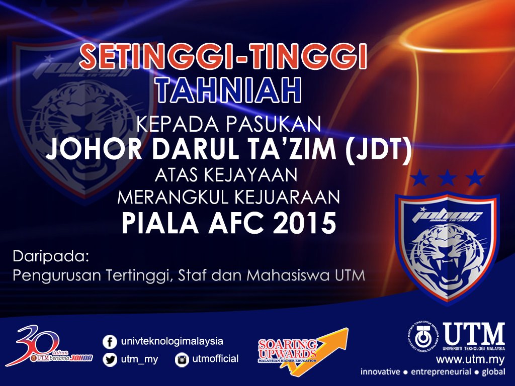 utm_my's tweet photo. Congratulations JDT!! https://t.co/in9LCGY125
