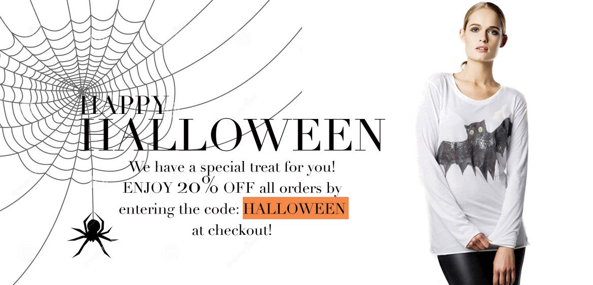 AngelikaLondon's tweet photo. #HappyHalloween enjoy 20% OFF all orders by entering the code HALLOWEEN at the checkout!!! https://t.co/sOyCbdLuK6 https://t.co/1ERhM6XrzZ
