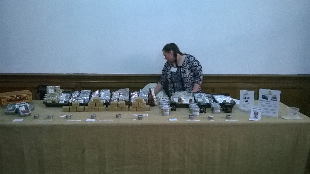 HSTherapies's tweet photo. All ready to sell our lovely teas @The_RHS https://t.co/0d54JKZFnf