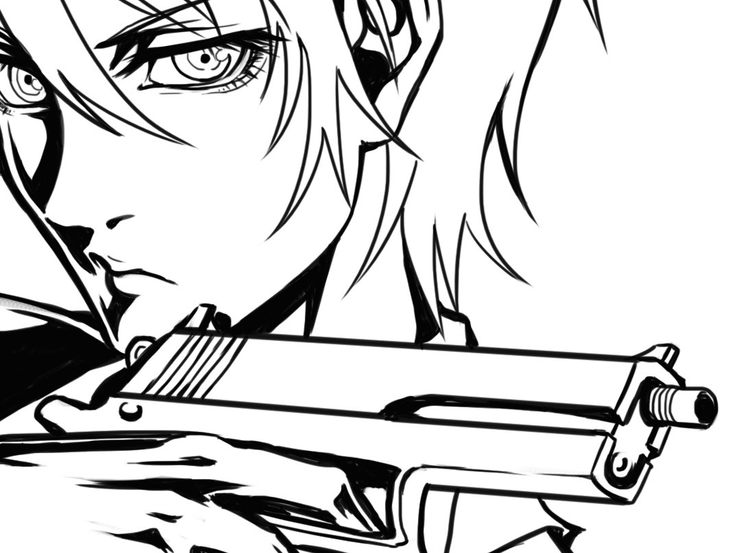 久しぶりにこういうタッチ描いた気がする。
本当は2BROの公式イラストを気に入って、自分の女性オリキャラにも
それ風に描いてみようと思っただけなのにね(←兄者さんはどうした) 