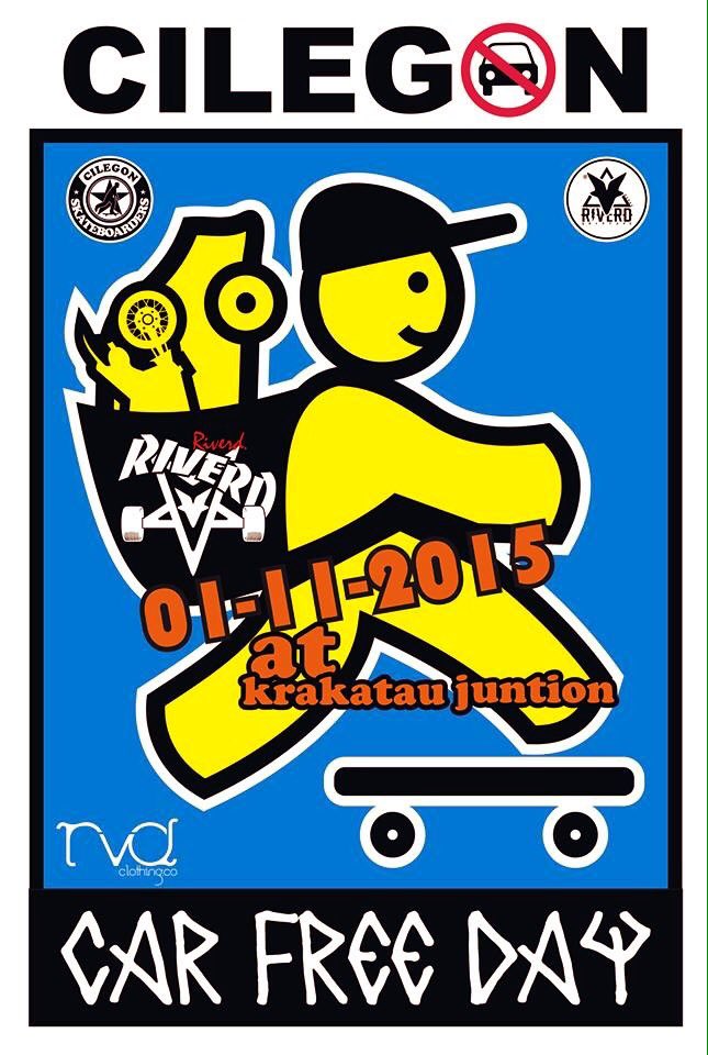 Car free day at krakatau juntion cilegon-banten <a href="/cilegon_sk8/">CilegonSkateboarders</a>