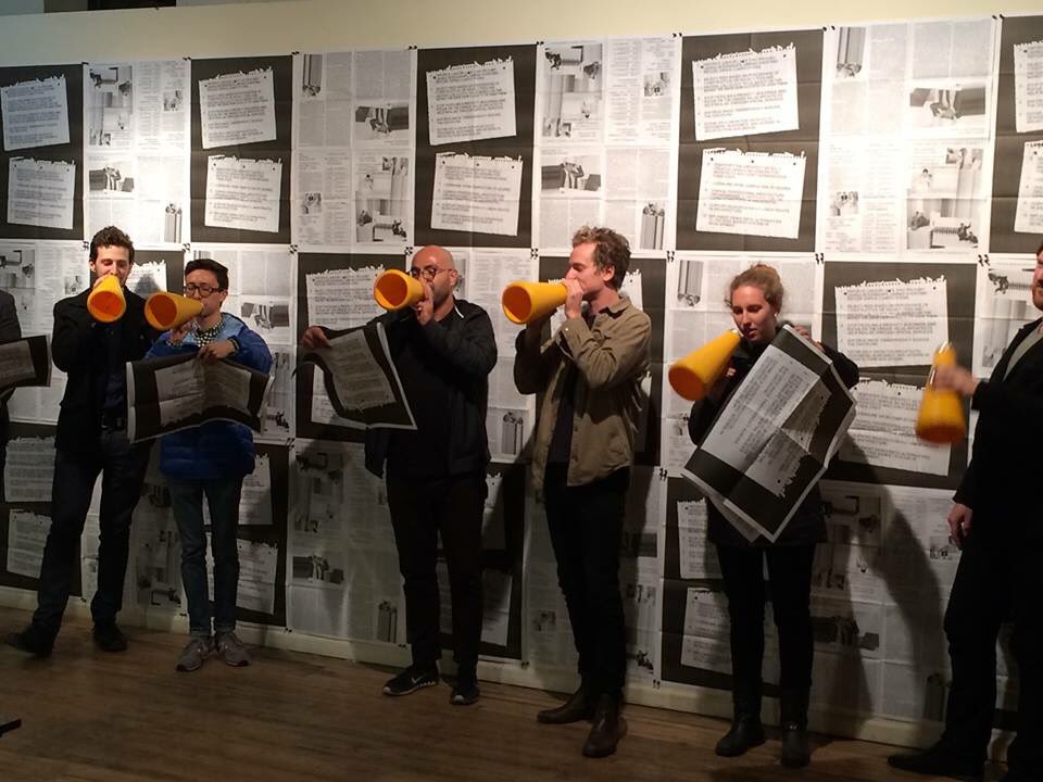 Arch_Lobby's tweet photo. Last night we read the manifesto at the #reWorkingArchitecture kick off! https://t.co/34iD0HYE6q https://t.co/9nEWJ2IhT6