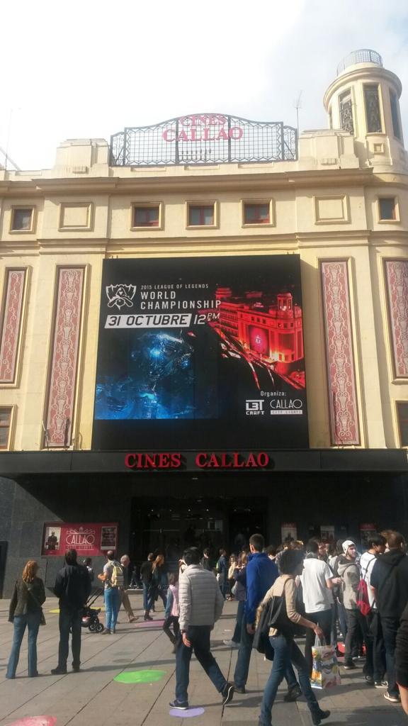 cines_callao's tweet photo. Hoy las finales #LoLCallao #LOLWorldfinal ¡Gracias a todos por hacerlo posible! https://t.co/bN3rjFTIcC