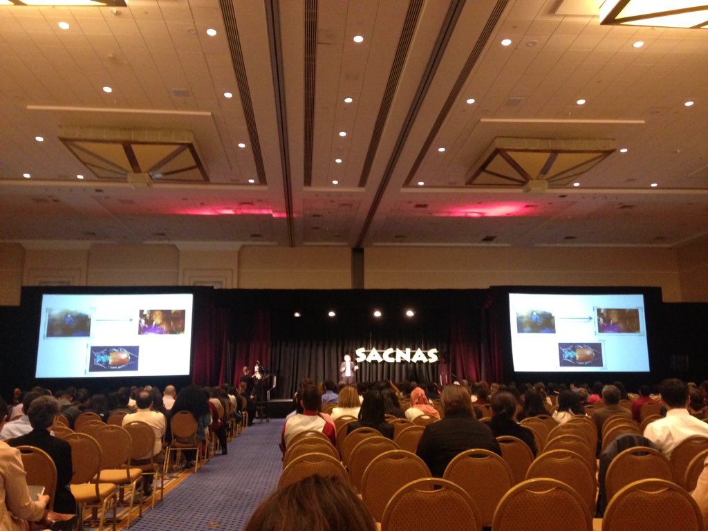 Dr. Jennyfer Martinez giving great advice to Sacnistas! #SACNAS2015