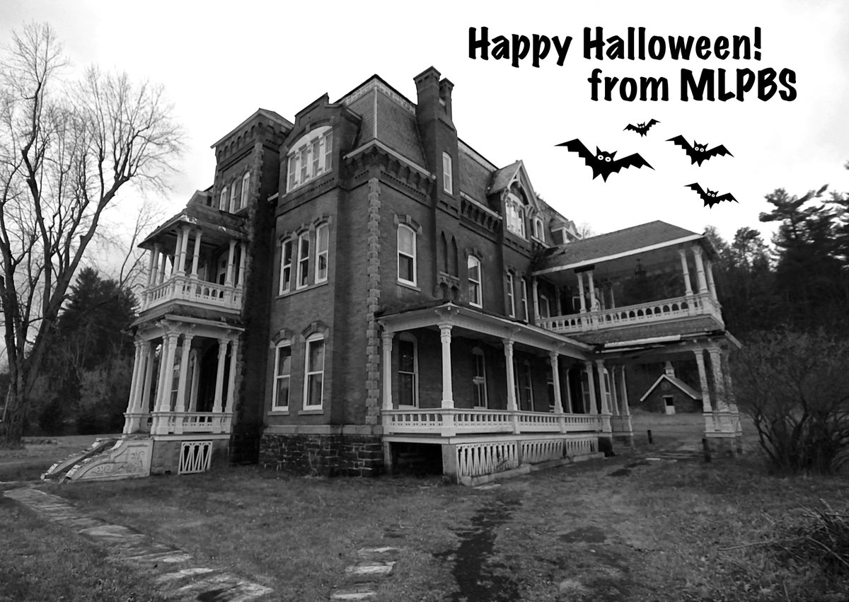 MountainLakePBS's tweet photo. Happy Halloween from Mountain Lake PBS! #Halloween #hauntedhouse #Boo #MLPBS https://t.co/BRUyA3vILJ