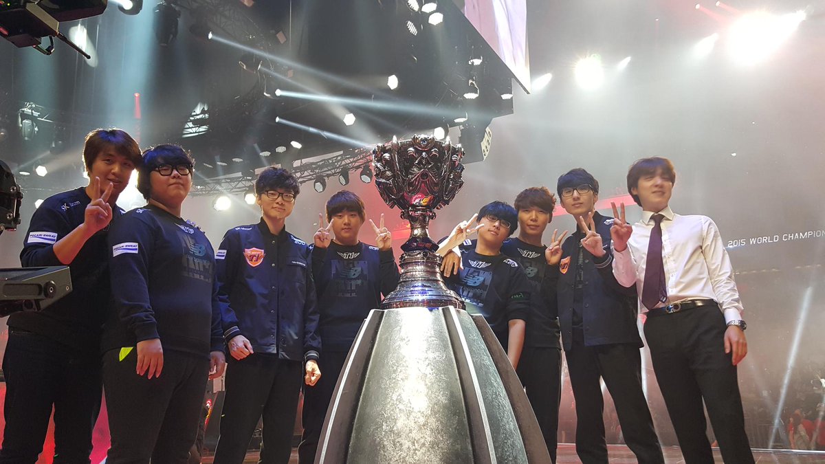 T1LoL's tweet photo. #SKTT1 We are the #Worlds champion.
#SKTWIN https://t.co/ElxmFSLk6u