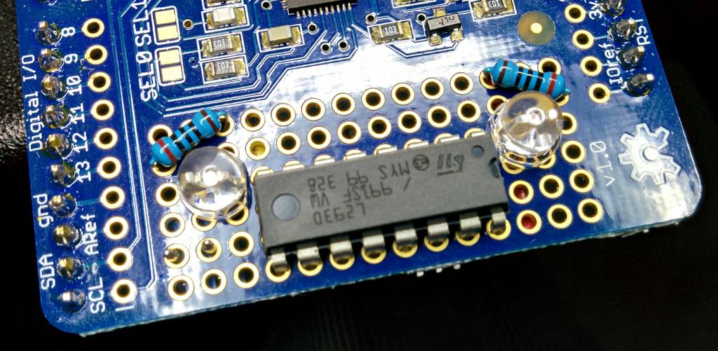 clockfort's tweet image. Electronics tip #40: If you can make your component layout  into a surprised face, do it. #rfidDoorLock #stylePoints