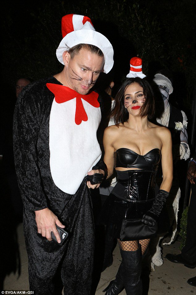 : Channing and Jenna Dewan Tatum's couple costume: Cat in the Hat and...