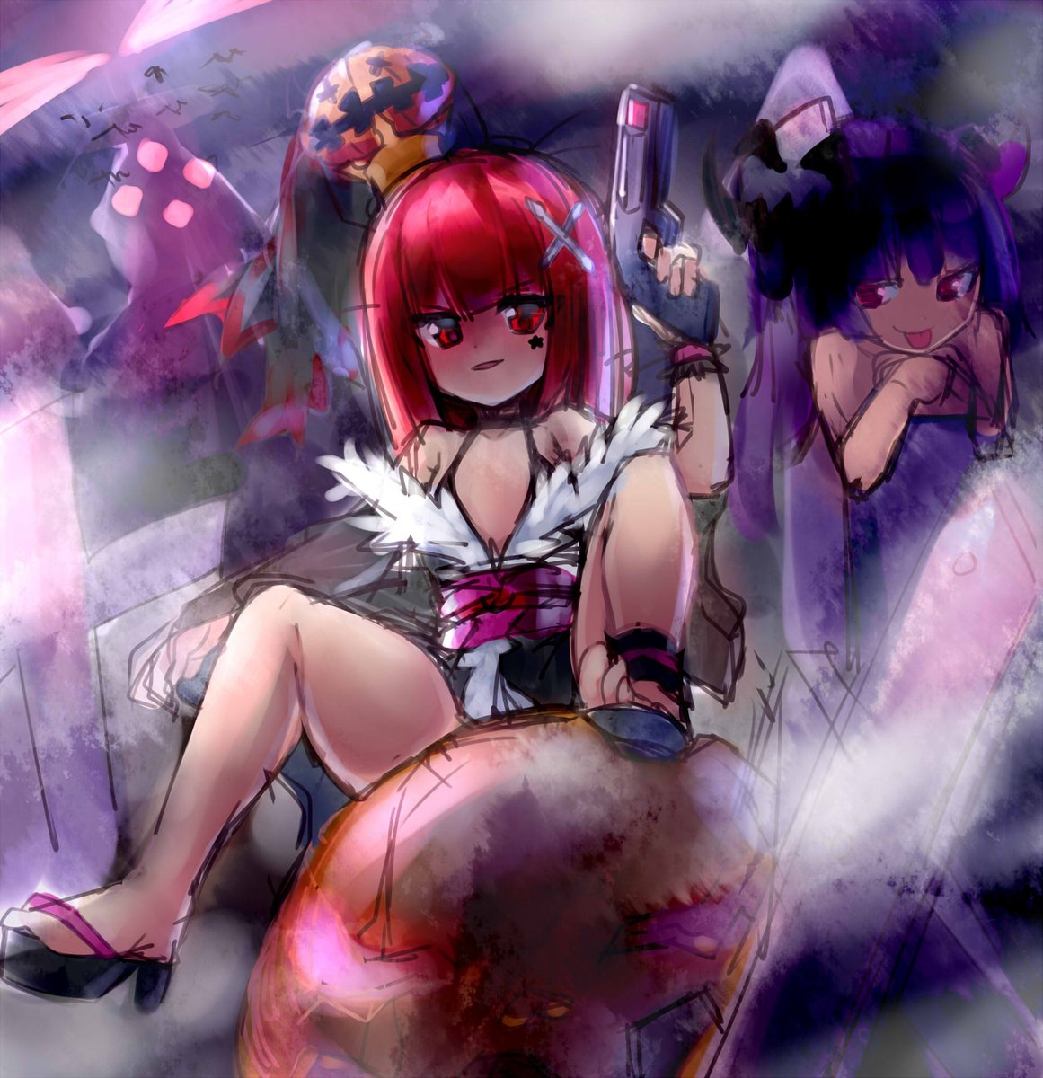 最初細かくしたいけど怠けしまった...w 