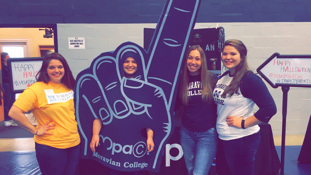 MoCoImpact's tweet photo. #HoundForADay #MoravianCollege #IMPACTApproved https://t.co/YJi2ombNdy