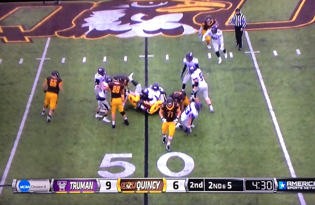 KHQATegan's tweet photo. It's a bit soggy outside so this is how I'm watching the #clawsvspaws game! @QUHawks @KHQA https://t.co/YHOYxT3ejv