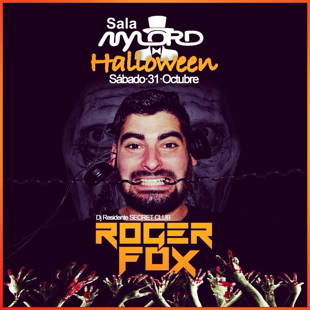 DjRogerfox's tweet photo. Esta • NOCHE de • Halloween nos vemos en #SalaMYLORD #AlhaurinDeLaTORRE 🎃👻🎆 #Buuh! 😱💀 @JaaviCarrera https://t.co/VRtCwHxKrj