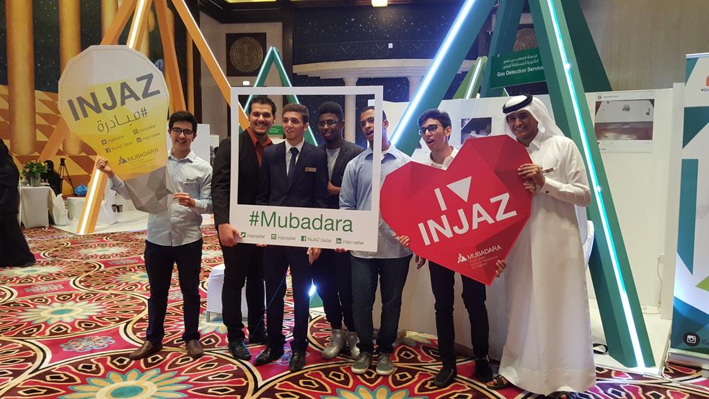 INJAZQatar's tweet photo. كل التوفيق للطلاب الذين شاركوا اليوم في نهائيات #مبادرة 2015 

نراكم غدا في حفل توزيع الجوائز https://t.co/JgBGeuCs8s