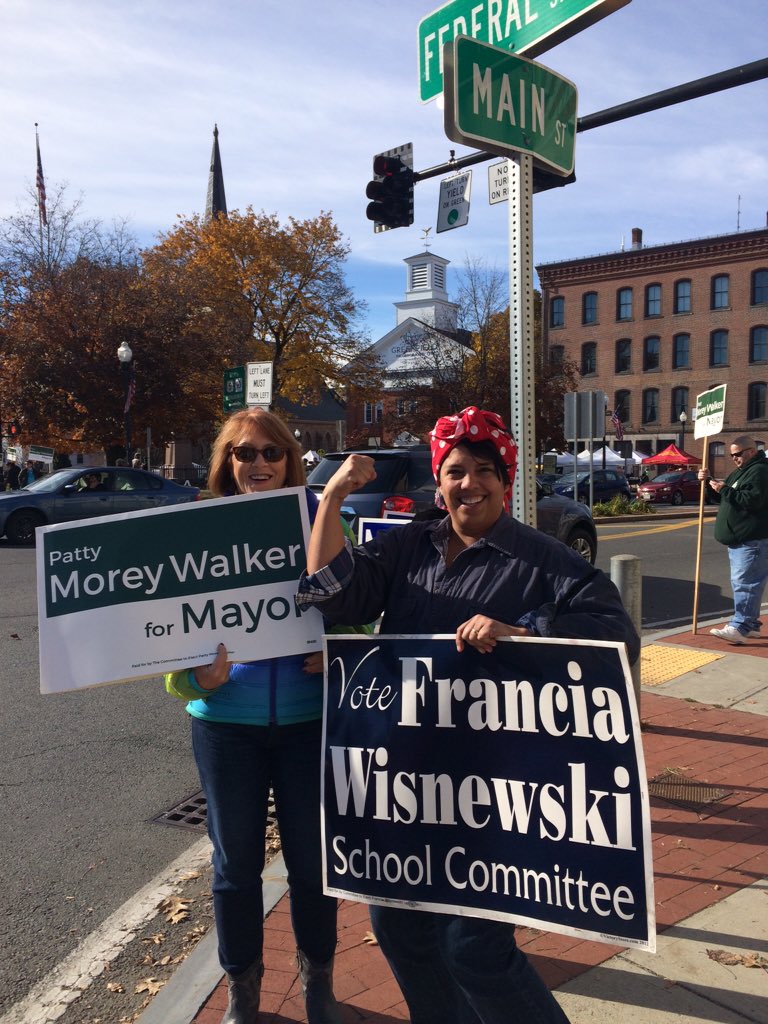 pursueK's tweet photo. @PattyforMayor &amp; @franciawisnewsk #greenfieldvotes https://t.co/Dcgjg8SWu7