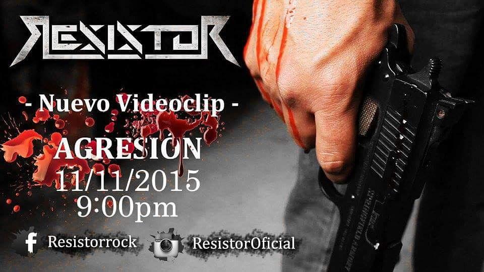 ResistorOficial's tweet photo. Lanzamiento de nuestros video oficial #Agresión: 11 de Noviembre 2015 9pm pendientes #Metal #VideoViral #PowerMetal https://t.co/MsPGYxMI4p