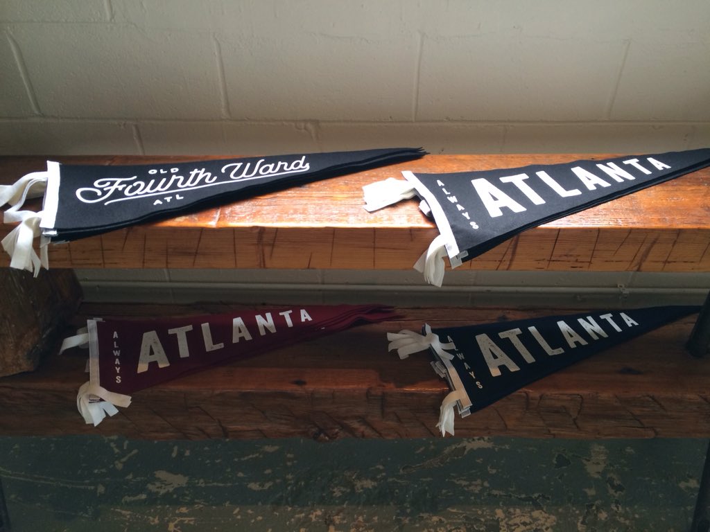 Restock and new colors of the pennants in the shop today!