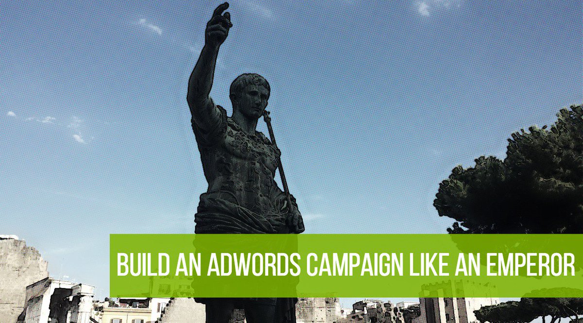 WordStream's tweet photo. How to Build an AdWords Campaign Like a Roman Emperor 💪💪💪 --> https://t.co/EreGPC4Dan via @aevinsights https://t.co/mulb8sMNRc
