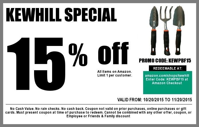 KewhillHome's tweet photo. Pre #BlackFriday sale now! 15% off KEWHILL products @amazon. https://t.co/Fgo0HA3vHM. Promo Code KEWPBF15 @ checkout https://t.co/LNf9ruLZnP