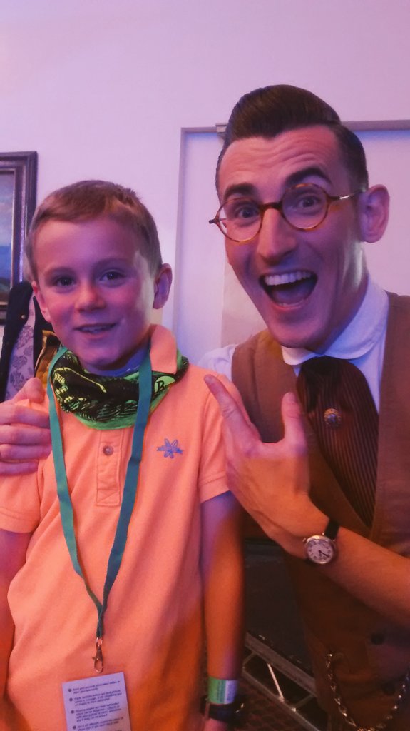 mattphelpsjones's tweet photo. Isaac meeting @BenShires at #CBBC Live & Digital today #Hull #OfficallyAmazing https://t.co/dNqnr0YLzz