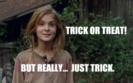 #HappyHalloween :) Stay safe, because there are a lot of crazies out there! More than you'd think.