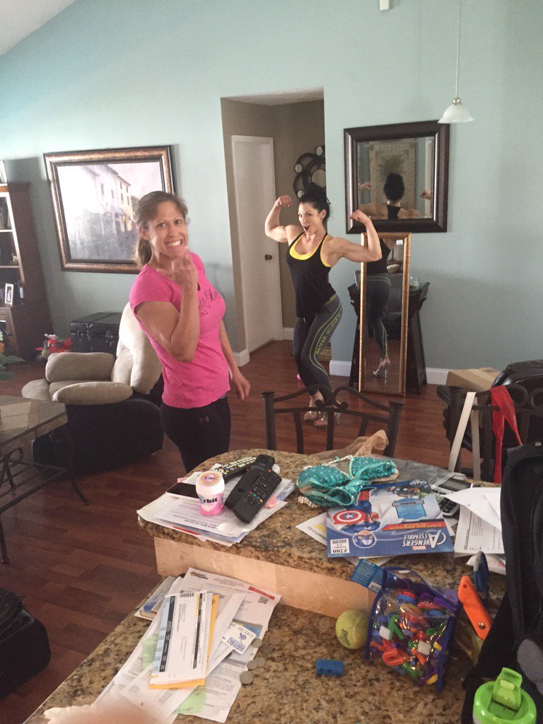 BPmattmorgan's tweet image. Wifey and IFBB Figure Pro @candicekeene right now at our home working on posing.  #ALLSOUTH #1WeekOut #OUTWorksEmAll