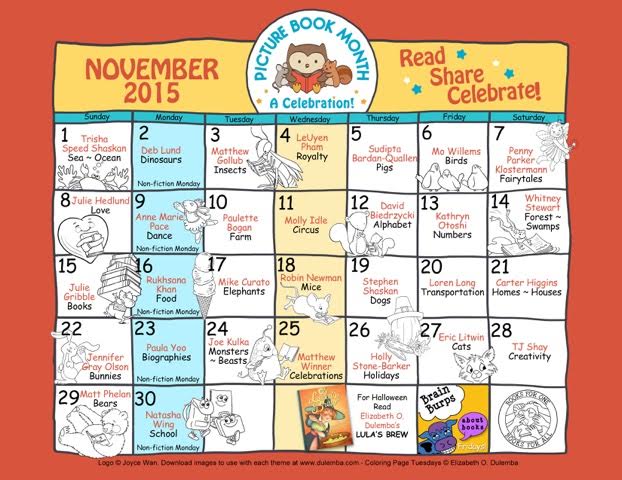 Picture Book Month starts tomorrow! picturebookmonth.com