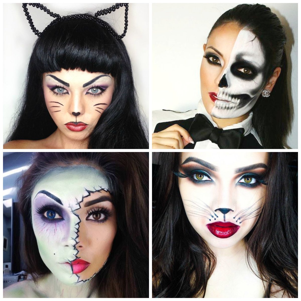 Here is some last minute halloween inspiration from Pinterest. You can still look sexy, whilst being spooky haha 🎃💀🎃