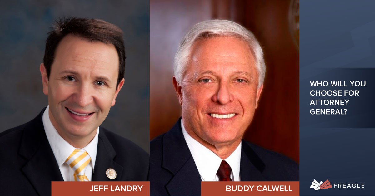 The Attorney General race is down to 2. #PoliticallyConnect before the #runoff at freagle.com #LaElex
