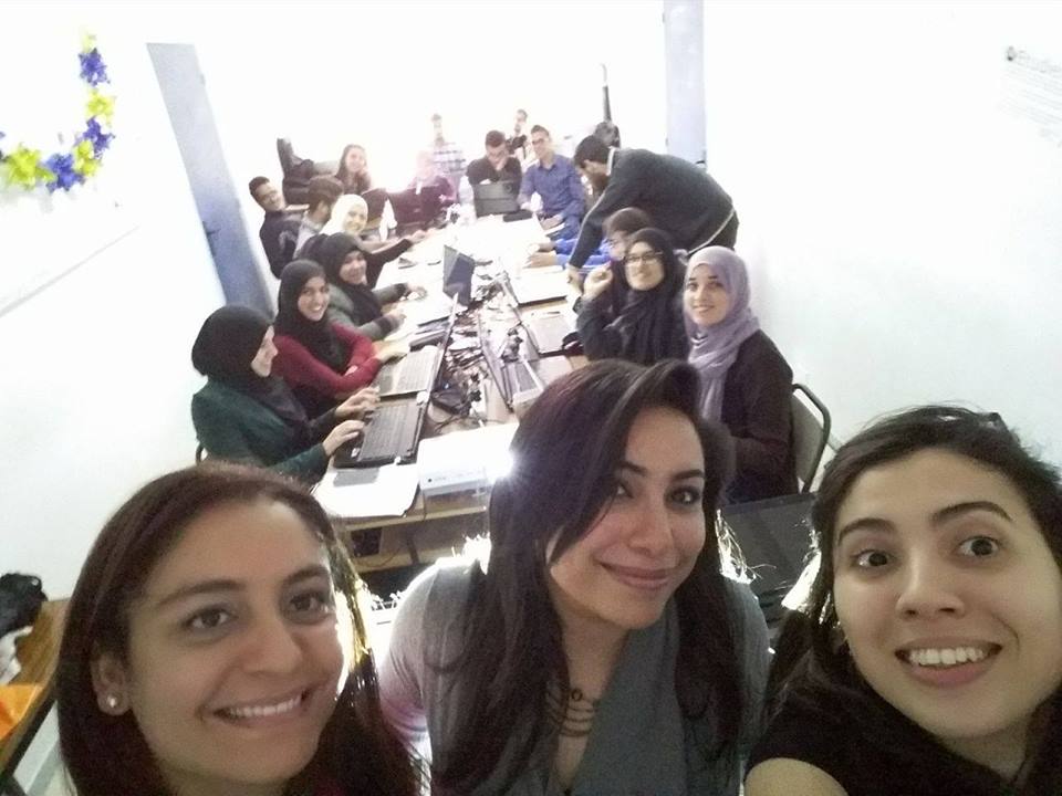 Djangogirls_TN's tweet photo. Django girls TUNISIA third workshop with the CLLFST , thanks for being here #djangogirls #DjangoGirlsTunisia #CLLFST https://t.co/KXkzrxrOSt