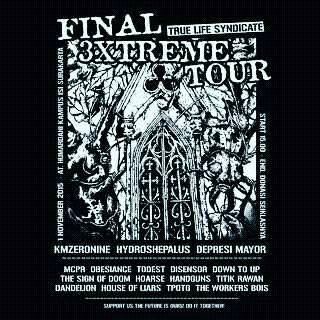 Today !! FINAL 3XTREME TOUR !! Kami on stage jam 17.00 !! Seeyou oi !!!