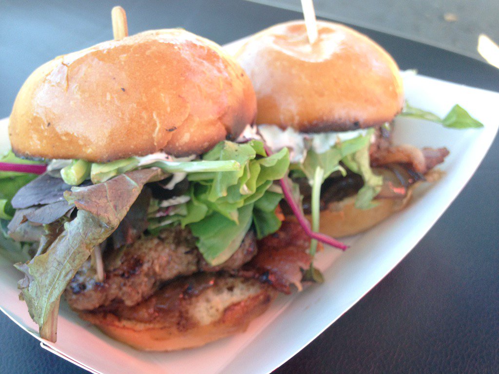 Hungry?! Get the Cali Sliders from <a href="/MeSoHungrySF/">Me So Hungry SF</a> Only @OtG:Hillsdale from 11-3pm! Download our app for full line up!