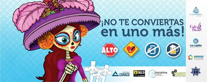 Occidente_Fun's tweet image. ¡No te conviertas en uno más! Feria de Todos Los Santos 2015 #Colima @Occidente_Fun @LaLupitaAC  #PreservarLaVida