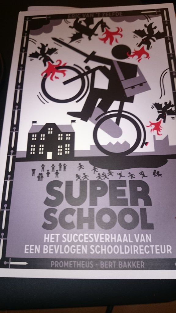 jwdeboer7's tweet photo. Ik ben begonnen in het boek #Superschool van directeur #Ericvan'tzelfde. Must voor iedereen in het onderwijs https://t.co/77N72CxSPj