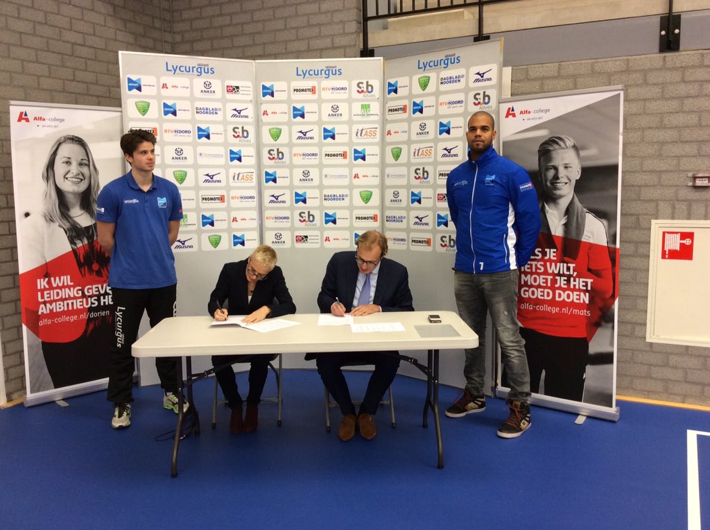 Abiant Lycurgus en <a href="/Alfacollege/">Alfa-college</a> ondertekenen nieuwe partnerovereenkomst!