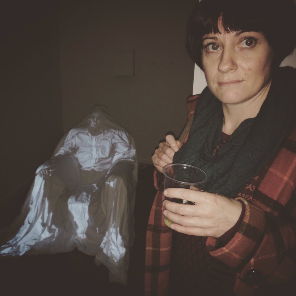 NigelBlackamore's tweet photo. Spooked! @K8ieSmith @ABNF13 #endofthefestival #Diffusion2015 https://t.co/vAxplxiq4o