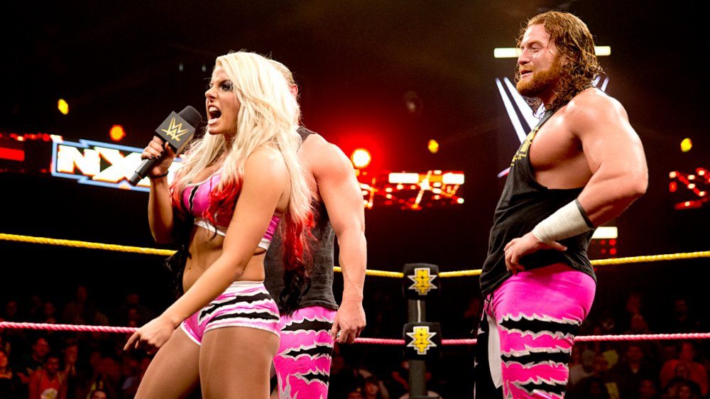 maemymomor's tweet photo. @AlexaBliss_WWE @WWE_Murphy #WWENXT #alexabliss #BAMF #BlakeAlexaMurphy #BlakeAlexaMurphyFactor ❤💛💕 https://t.co/EeKHD2ds9X