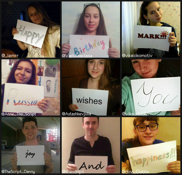 vast_anastasia's tweet photo. @thescript Mark!!! Happy birthday!!!♥ 
 With big love your #RussianTheScriptFamily https://t.co/6kMEqBp2Rc