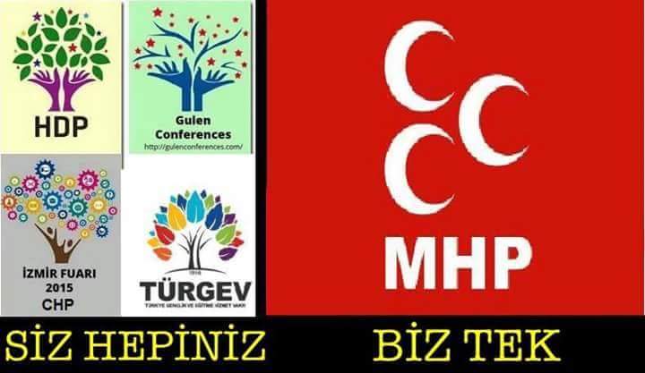 #KararımMHPÇünkü 
" SİZ HEPİNİZ BİZ TEK "