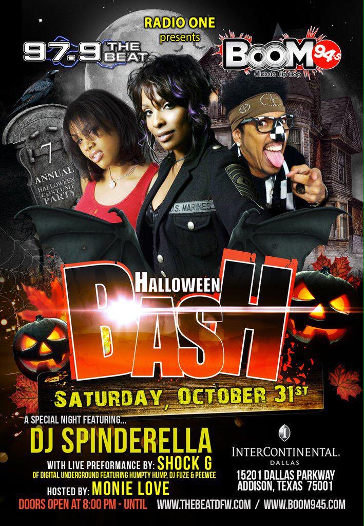 Boo Bash @boom945DFW tonight! Get tickets at the door!