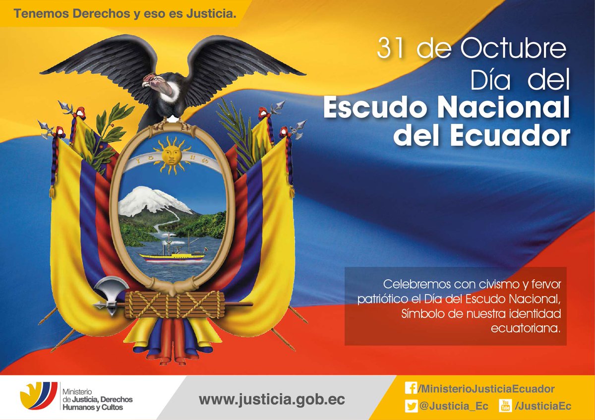 DDHH_Ec's tweet photo. ¡Celebremos con civismo y fervor patriótico el #D��aDelEscudoNacional! #TeLlevoEnElCorazon https://t.co/4cMfQmZCLR https://t.co/57H4vMuoG4