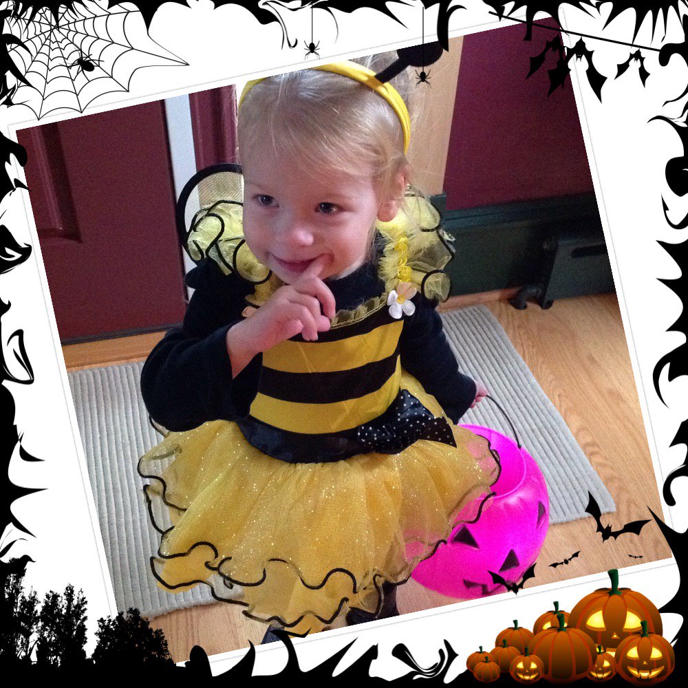 Had about 50 trick or treaters. Great night. This is my beautiful little niece.