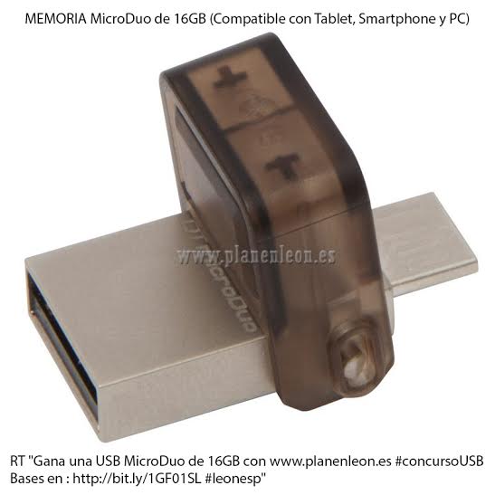 PlanenLeon's tweet photo. RT "Gana una USB MicroDuo de 16GB con https://t.co/LAgjfOYhQT #concursoUSB
Bases:https://t.co/a2Crdrm2Bb #leonesp" https://t.co/AAwGdvu8Au