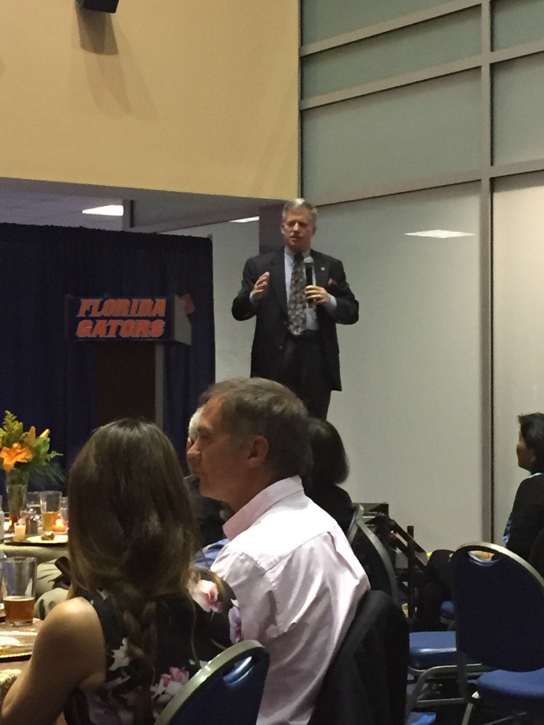 UMD_Dingman's tweet photo. #GCEC2015 leadership giving credit to our founder, the godfather Rudy Lamone for starting this dynamic group. https://t.co/PieNY1t8UR