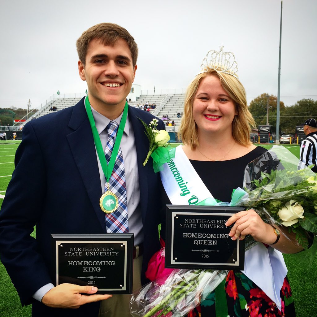 NSUNAB's tweet photo. Congratulations to our 2015 Homecoming King and Queen! Jacob Jones and Molly Bennett! #nsuhoco2015 https://t.co/FbUpPSS6Ls